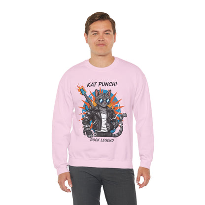 Cool Cat Unisex Heavy Blend Crewneck Sweatshirt style 1