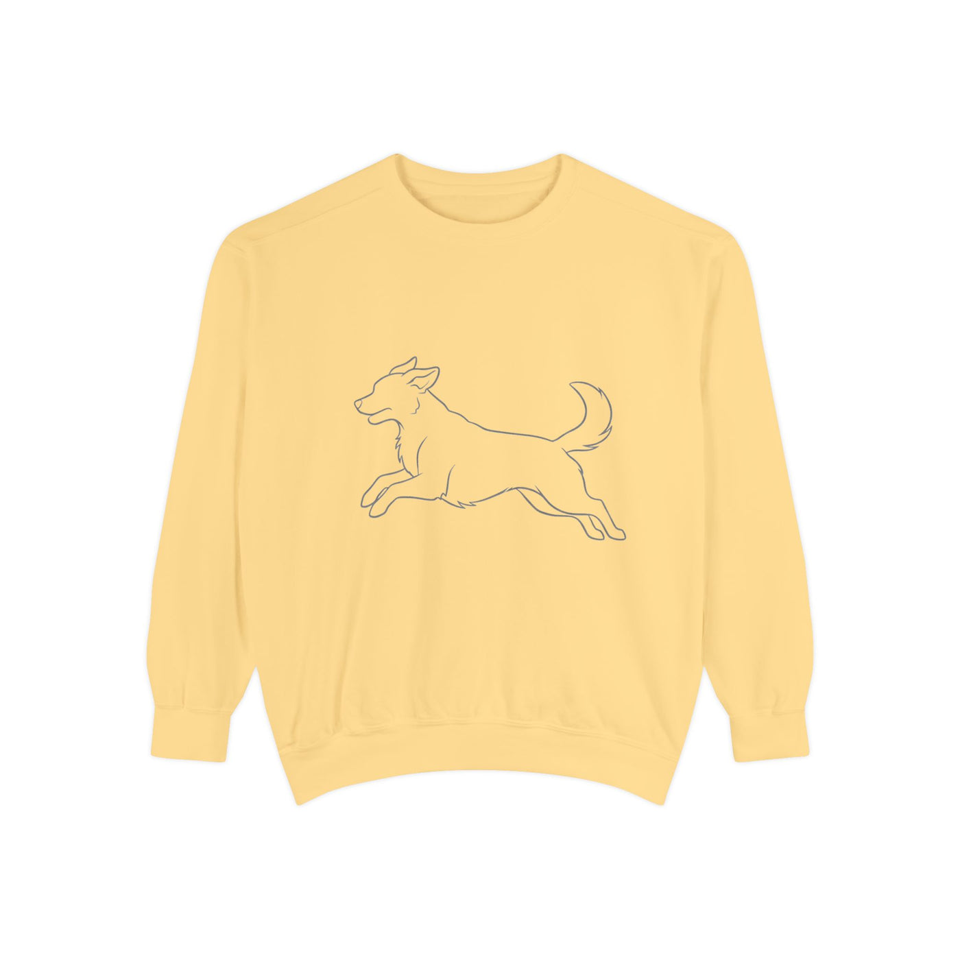 Running Dog Shadow style 1 Cozy Graphic Unisex Crewneck Sweatshirt