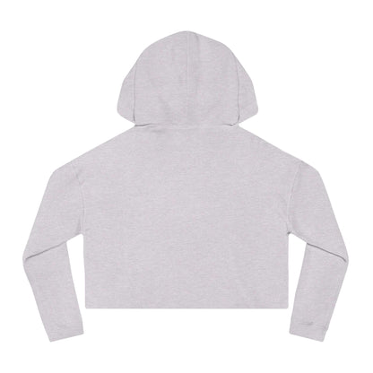 Full Time Cat Lovers - Cat Graphic Women Cropped Hoodie