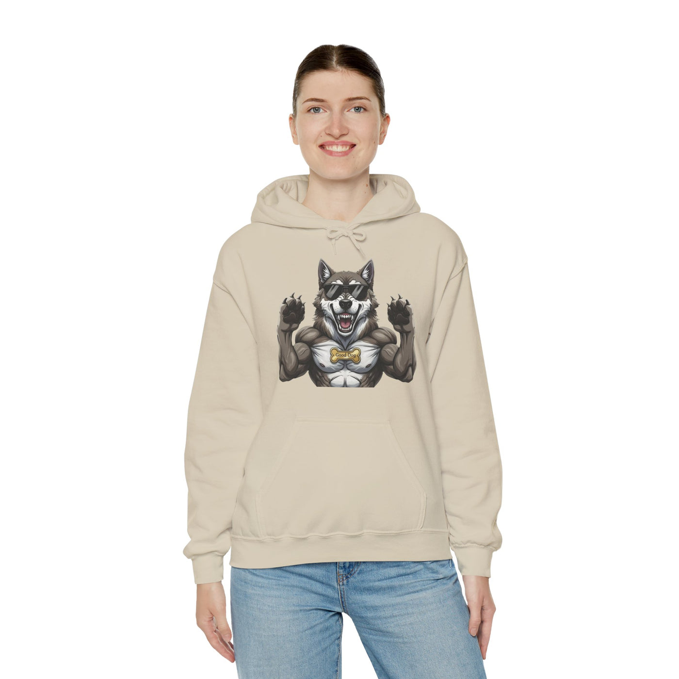 Good Dog style 2 Unisex Hoodie - Fun & Playful Design