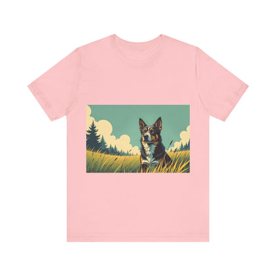 Adorable Dog comic style 3 Unisex Soft Tee| Cute Dog Lover's Shirt, Animal Graphic T-Shirt, Pet Themed Gift, Casual Wear