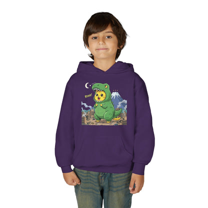 Cat cosplay Godzilla Unisex Kids Hoodie style 1