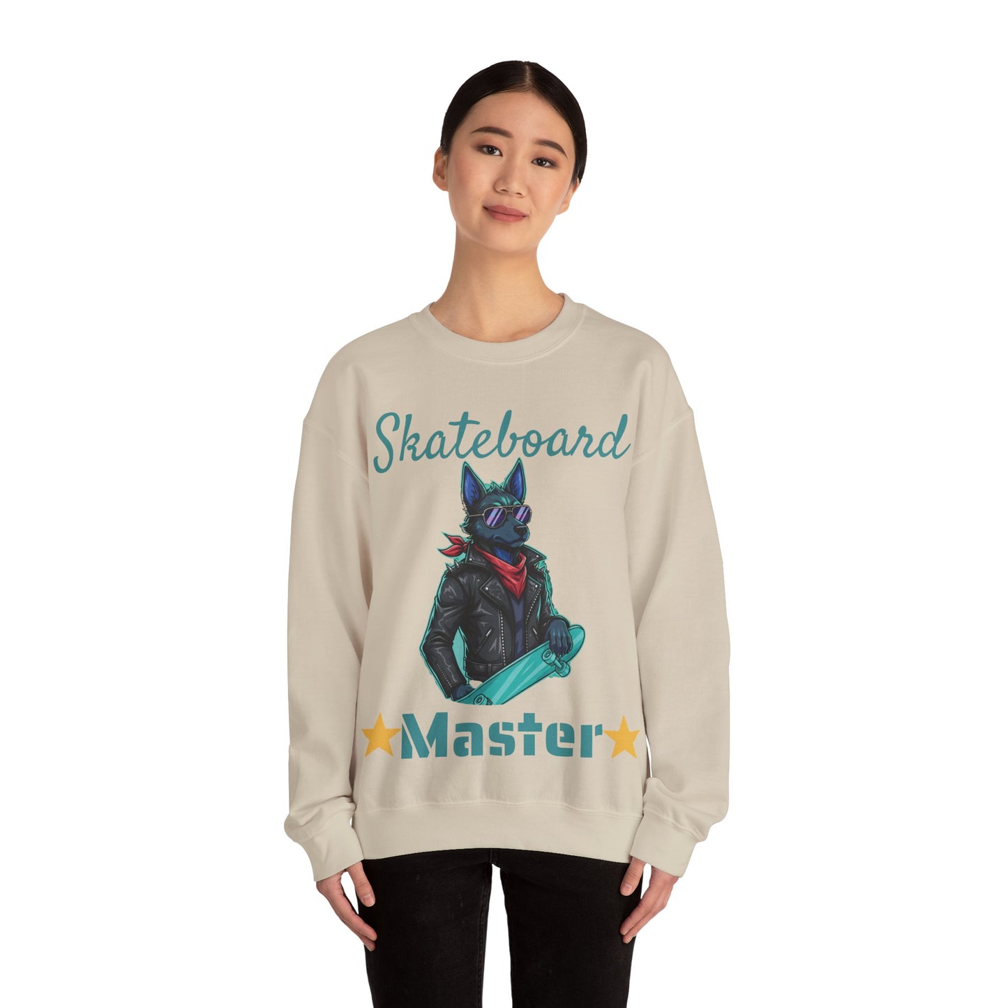 Cool Dog Unisex Heavy Blend Crewneck Sweatshirt style 4