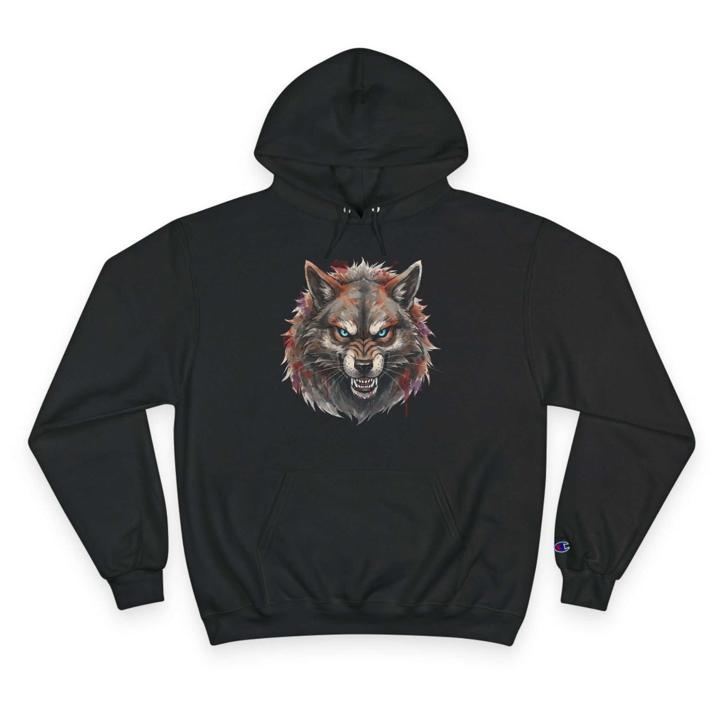 Angry Dog Men and Women Champion Hoodie style 2
