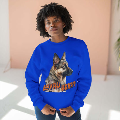 Loyal Heart Dog Lover Unisex Crewneck Sweatshirt style 2