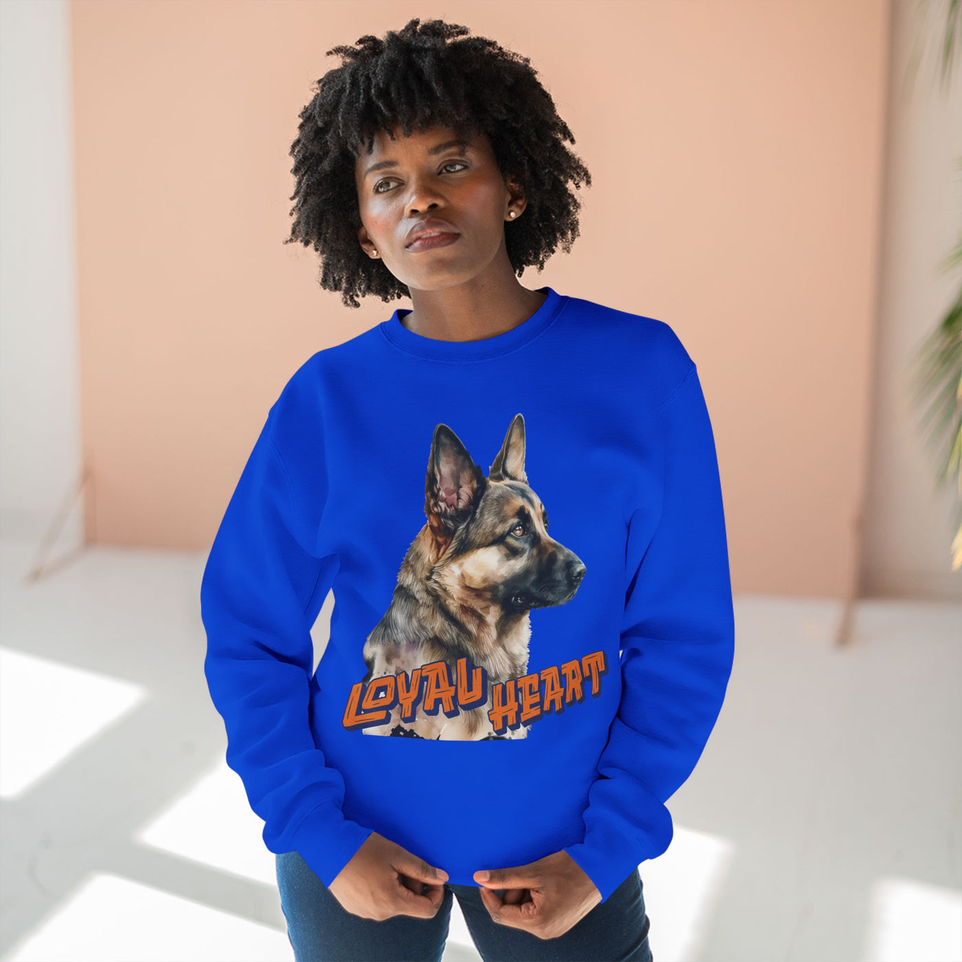 "Loyal Heart" Dog Lover style 2 Unisex Crewneck Sweatshirt