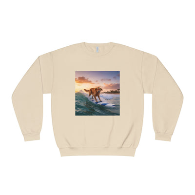 Surfing Dog style 1 Unisex NuBlend® Crewneck Sweatshirt