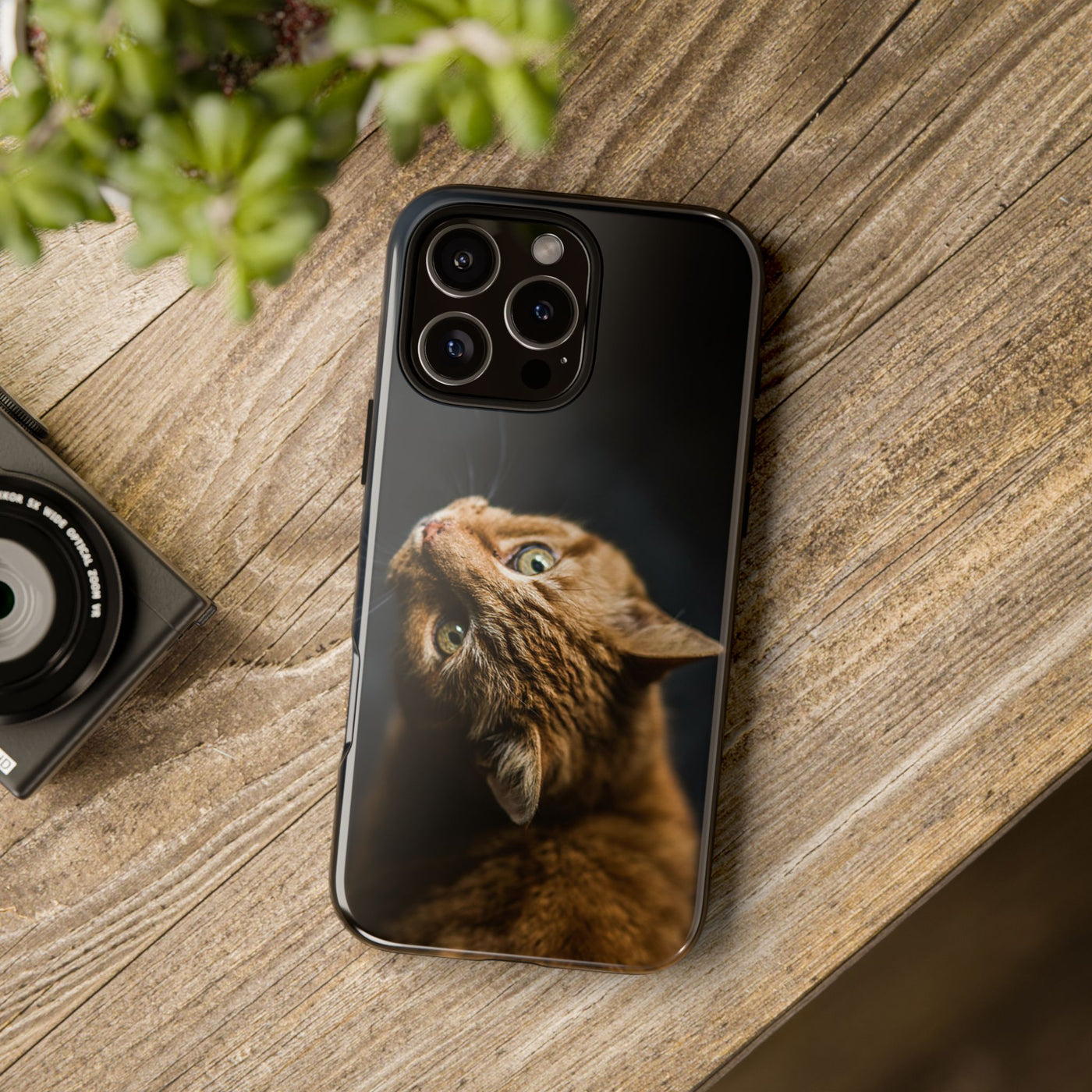 Yellow Cat - Tough Phone Case for Apple iPhone & Samsung Galaxy, Cute Pet Accessories, Gift for Cat Lovers