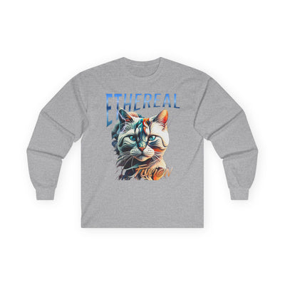 Cat Ethereal Fusion Unisex Ultra Cotton Long Sleeve Tee