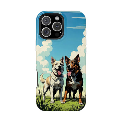Dog Lovers' Magnetic Impact-Resistant Phone Case comic style 1, Cute Dog Design, Pet Owner Gift, Animal Lover Accessory, Birthday Gift for Dog Lovers