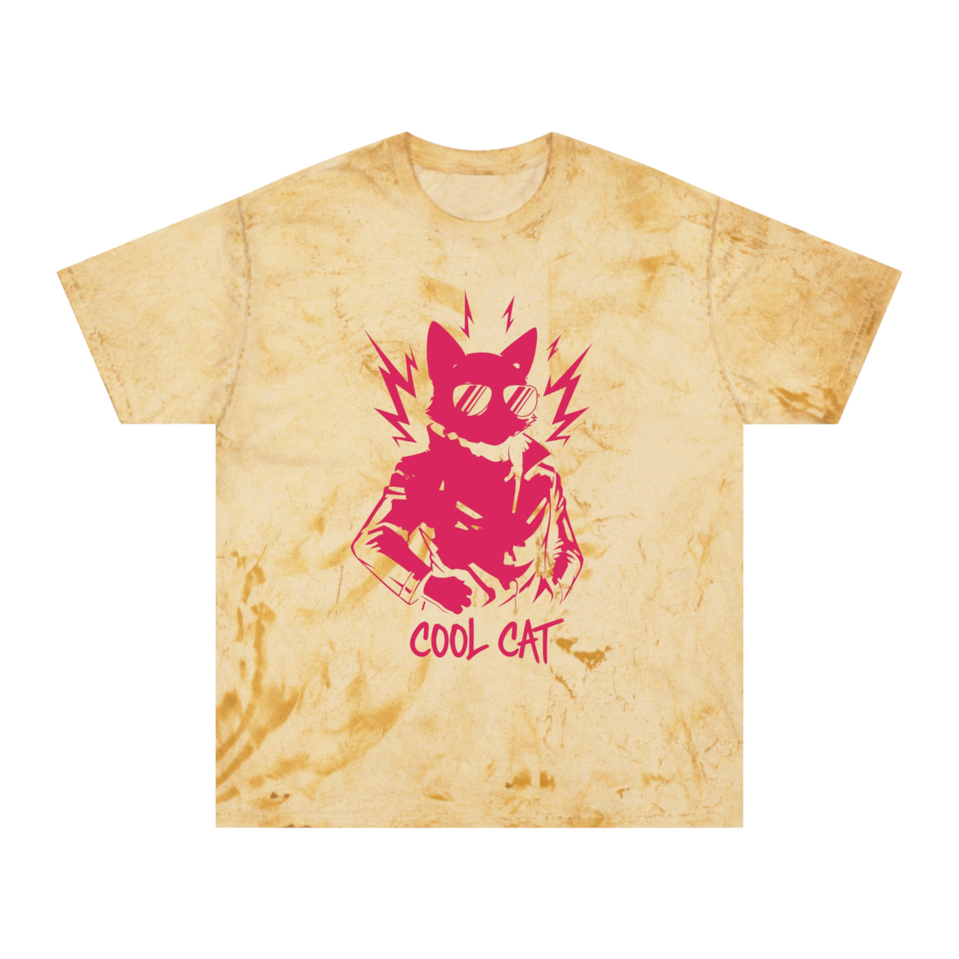 Red Cool Cat Unisex T-Shirt - Vibrant Graphic Tee, Gift for Cat Lovers, Casual Wear, Streetwear, Unique Style