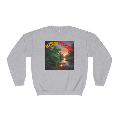 Crocodile Cat Fishing Unisex NuBlend Sweatshirt style 3