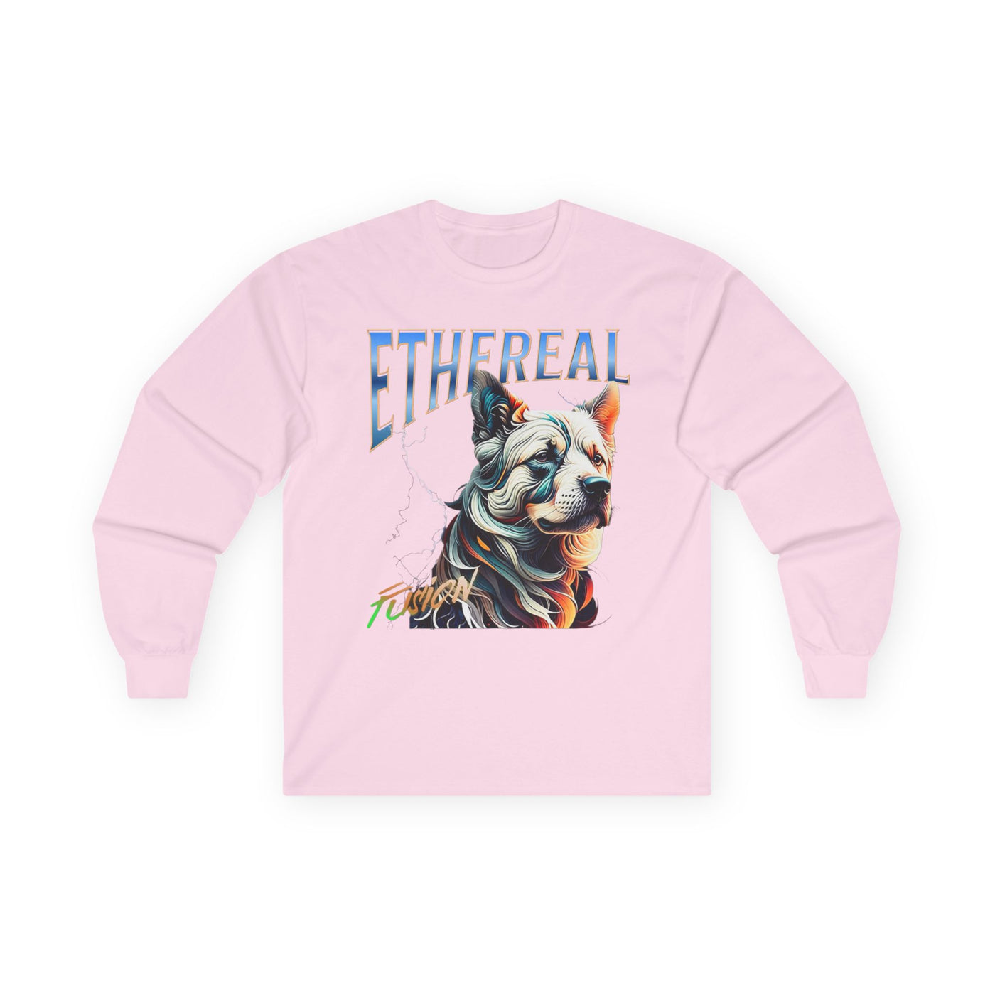 Dog Ethereal Fusion Unisex Ultra Cotton Long Sleeve