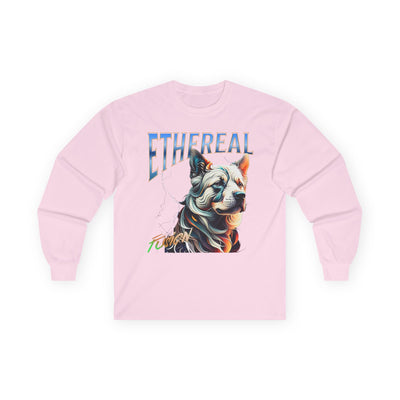 Dog Ethereal Fusion Unisex Ultra Cotton Long Sleeve