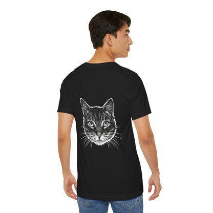 Cat Lover Unisex Tee Cat Head style 1, Perfect Gift for Pet Owners, Vintage Cat Design, Graphic T-shirt, Animal Lover, Casual Wear, Birthday Gift