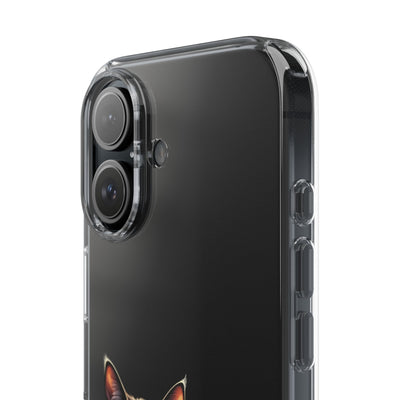 Cat Lover Impact-Resistant Clear Phone Case, Pet Gift, Durable Cat Design, Cute Phone Cover, Unique Cat Art, Animal Lover Accessory