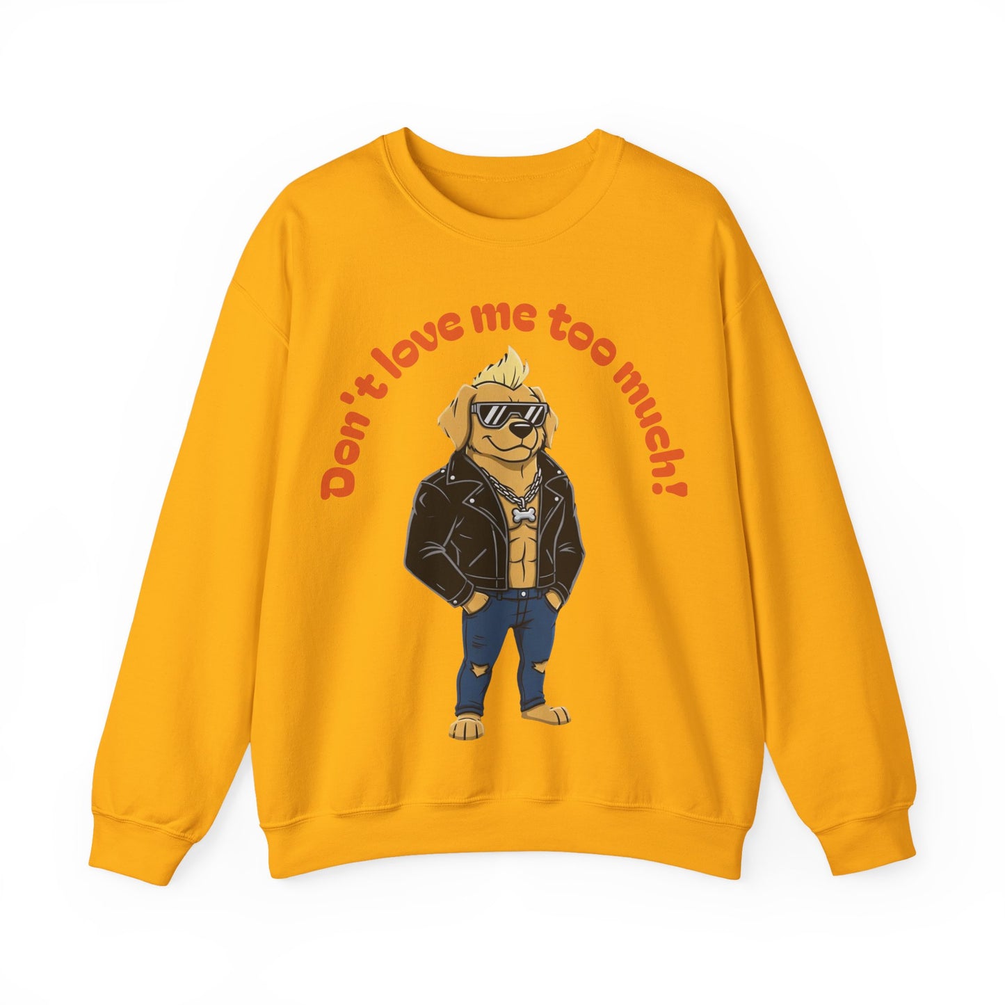 Cool Dog Unisex Heavy Blend Crewneck Sweatshirt style 2