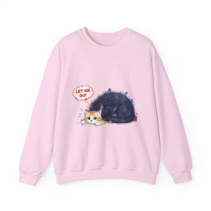 Watercolor Cat painting Unisex Crewneck Sweatshirt style 1