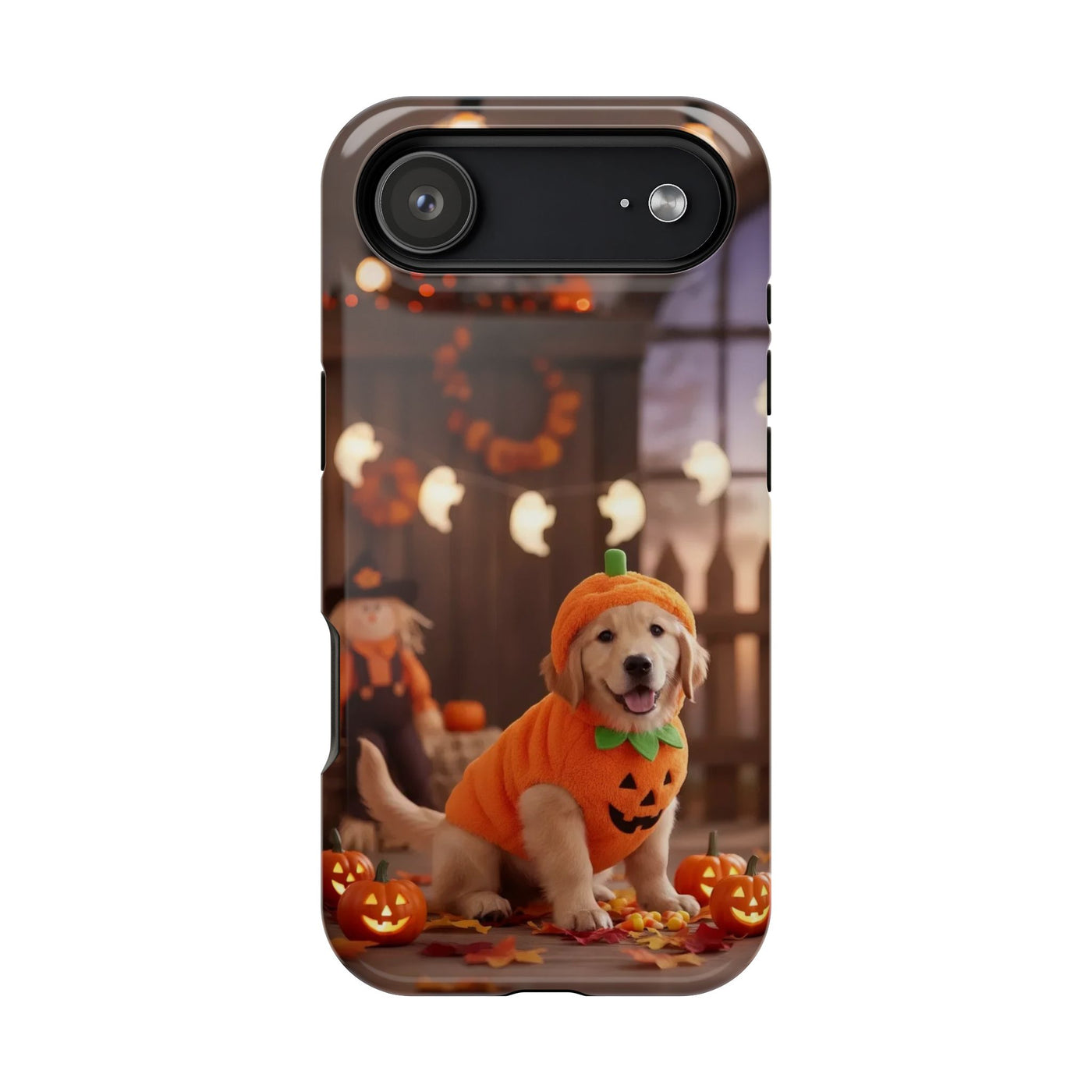 Halloween cute puppy photo style 2 Magnetic Impact-Resistant Phone Case, Cute Dog Design, Pet Owner Gift, Animal Lover Accessory, Birthday Gift for Dog Lovers