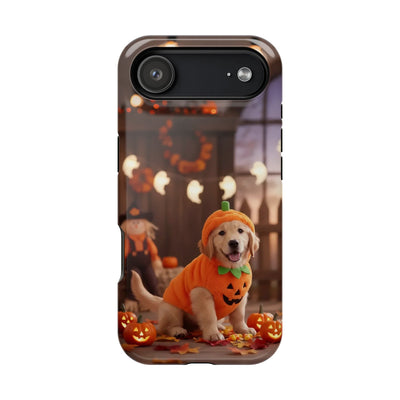 Halloween cute puppy photo style 2 Magnetic Impact-Resistant Phone Case, Cute Dog Design, Pet Owner Gift, Animal Lover Accessory, Birthday Gift for Dog Lovers