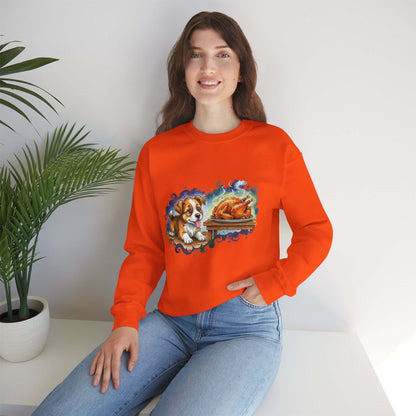 Watercolor Dog painting Unisex Crewneck Sweatshirt style 3