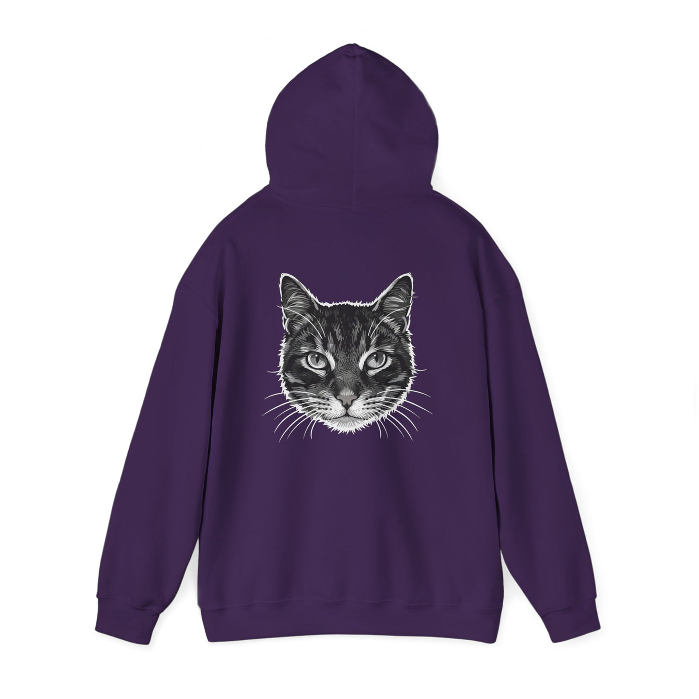 Cozy Cat Lover Hoodie style 1- Unisex Heavy Blend™ Sweatshirt, Purrfect Gift for Pet Owners, Casual Wear, Cat Themed Apparel, Cozy Clothing