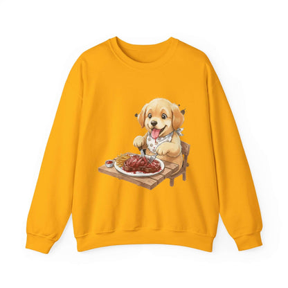Watercolor Dog painting Unisex Crewneck Sweatshirt style 1