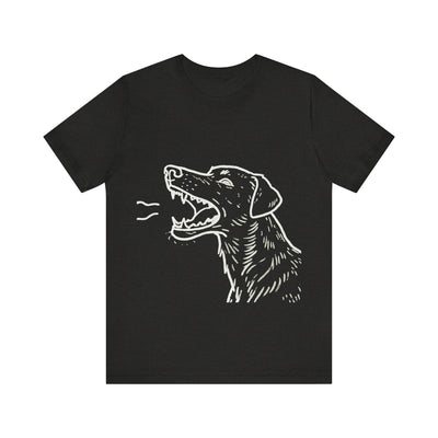 Dog Lover's Unisex Short Sleeve Tee outlined style 1 | Pet Enthusiast Shirt, Gift for Dog Lovers, Animal Lovers Apparel, Casual Wear, Fun Dog Graphic T-Shirt
