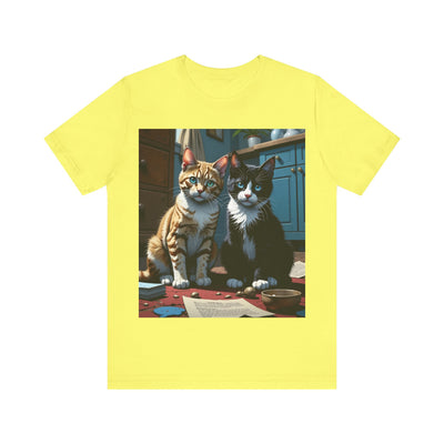 Adorable Cat Lovers Tee style 1- Cute Cat Graphic Tee, Pet Lover Gift, Animal T-Shirt, Birthdays, Cat Enthusiasts, Everyday Wear