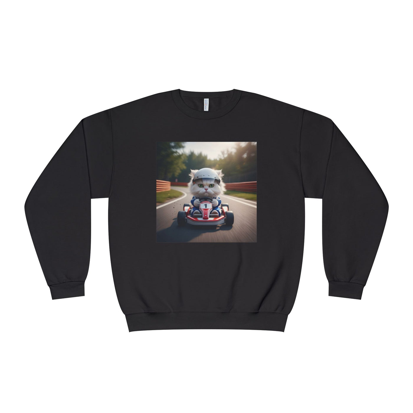 Go Kart Cat style 1 Unisex NuBlend® Crewneck Sweatshirt