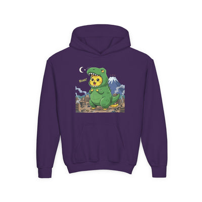 Cat cosplay Godzilla style 1 Unisex Kids Hoodie - Fun & Cozy Heavy Blend Sweatshirt with Cute Design