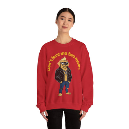 Cool Dog Unisex Heavy Blend Crewneck Sweatshirt style 2