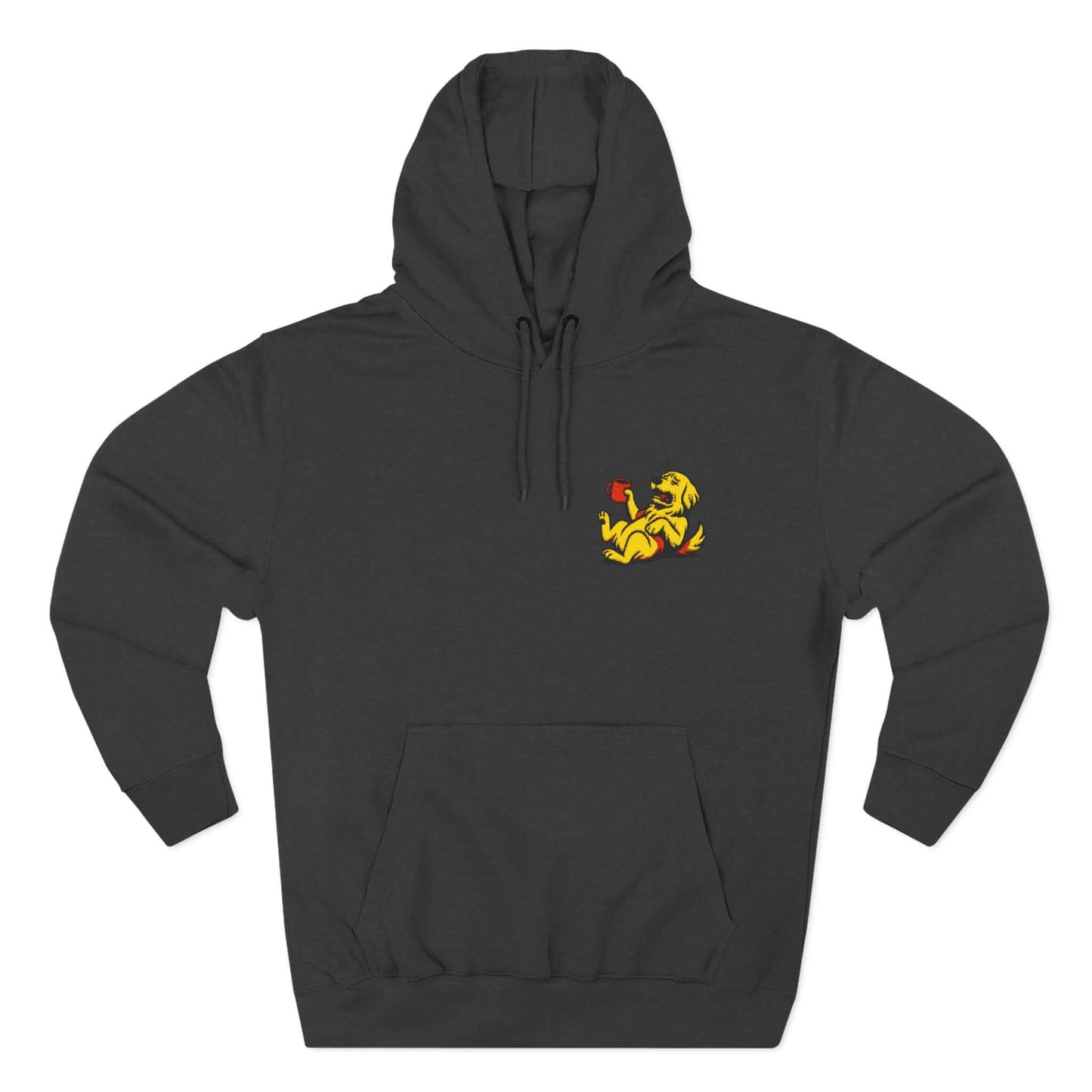 Where is my coffee Coffee-Loving Dog Fleece Pullover Hoodie style 2