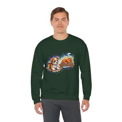 Watercolor Dog painting Unisex Crewneck Sweatshirt style 3