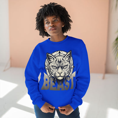 "Beast" Cat Lover style 2 Unisex Crewneck Sweatshirt