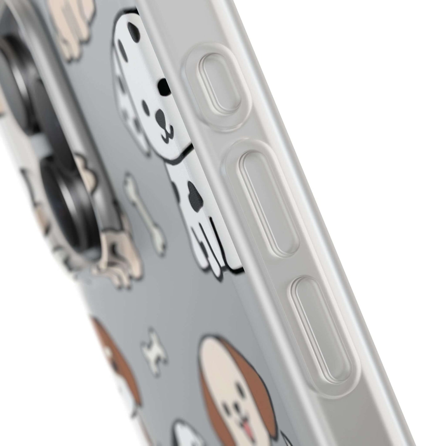 Funny Cute Dog Pattern iPhone 15 16 17 series Flexi Case