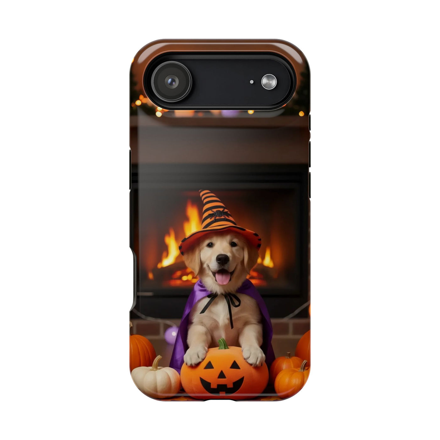 Halloween cute puppy photo style 1 Magnetic Impact-Resistant Phone Case, Cute Dog Design, Pet Owner Gift, Animal Lover Accessory, Birthday Gift for Dog Lovers