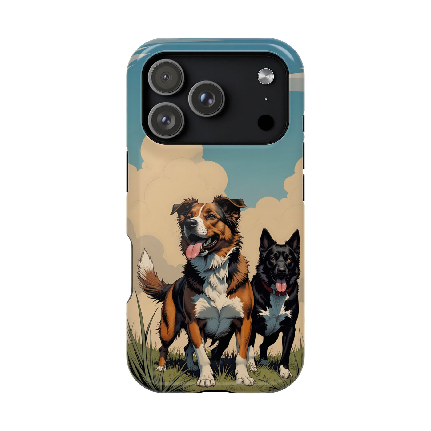 Dog Lovers' Magnetic Impact-Resistant Phone Case comic style 2, Cute Dog Design, Pet Owner Gift, Animal Lover Accessory, Birthday Gift for Dog Lovers