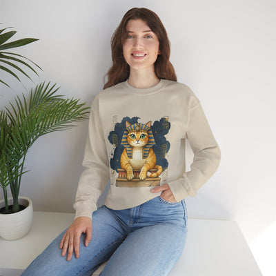 Watercolor painting style 9 Men & Women Cute Cat Pile Crewneck Sweatshirt
