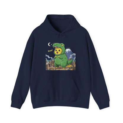 Cat cosplay Godzilla Funny Design Unisex Hoodie style 1