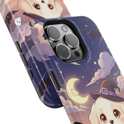 Halloween cute puppy anime style 2 Magnetic Impact-Resistant Phone Case, Cute Dog Design, Pet Owner Gift, Animal Lover Accessory, Birthday Gift for Dog Lovers