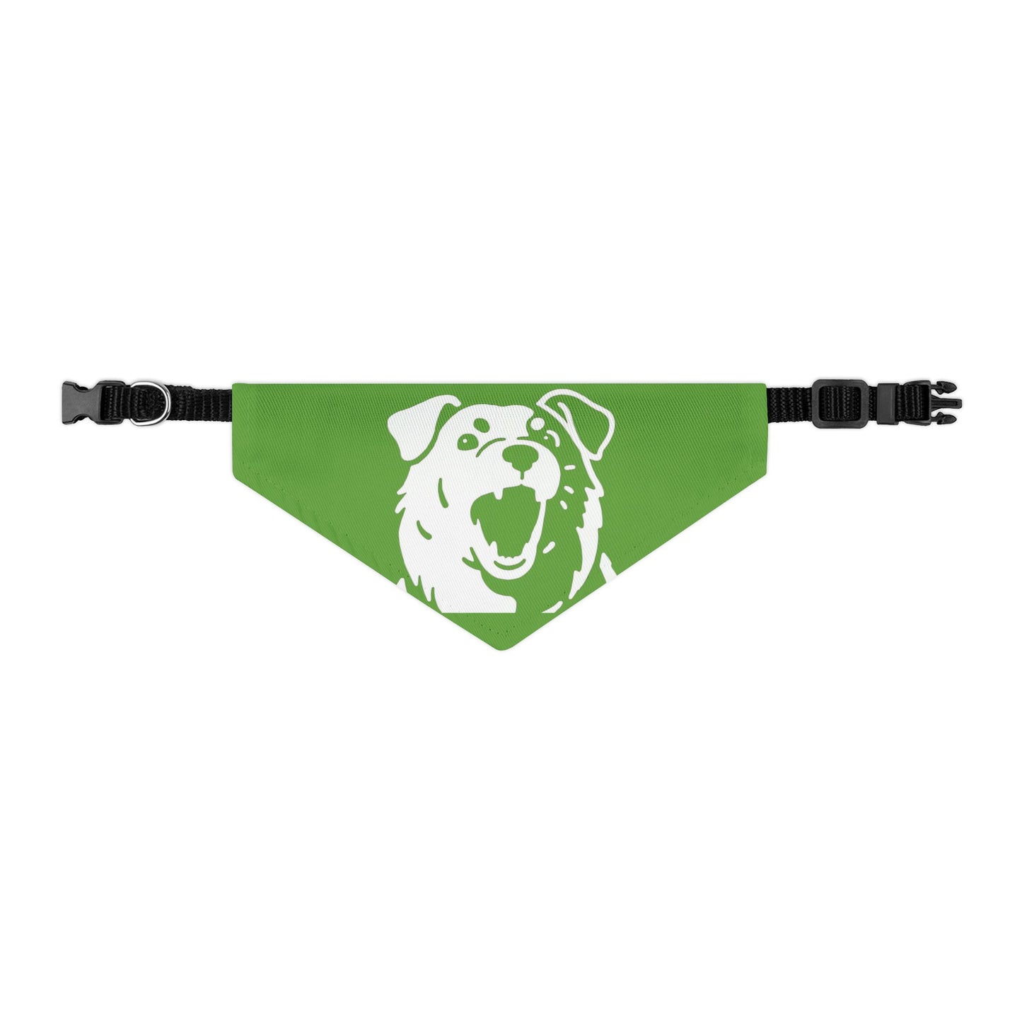 Dog Head Bandana Collar Cats and Dogs Accessory Green