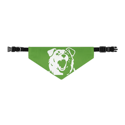 Dog Head Bandana Collar Cats and Dogs Accessory Green