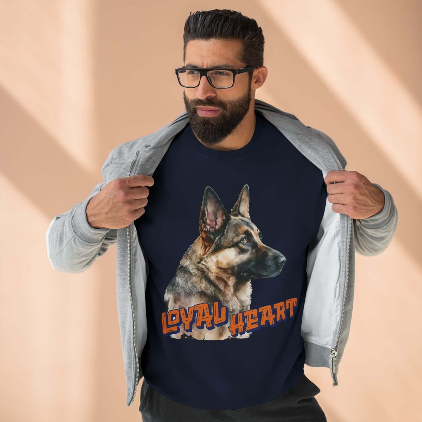 Loyal Heart Dog Lover Unisex Crewneck Sweatshirt style 2