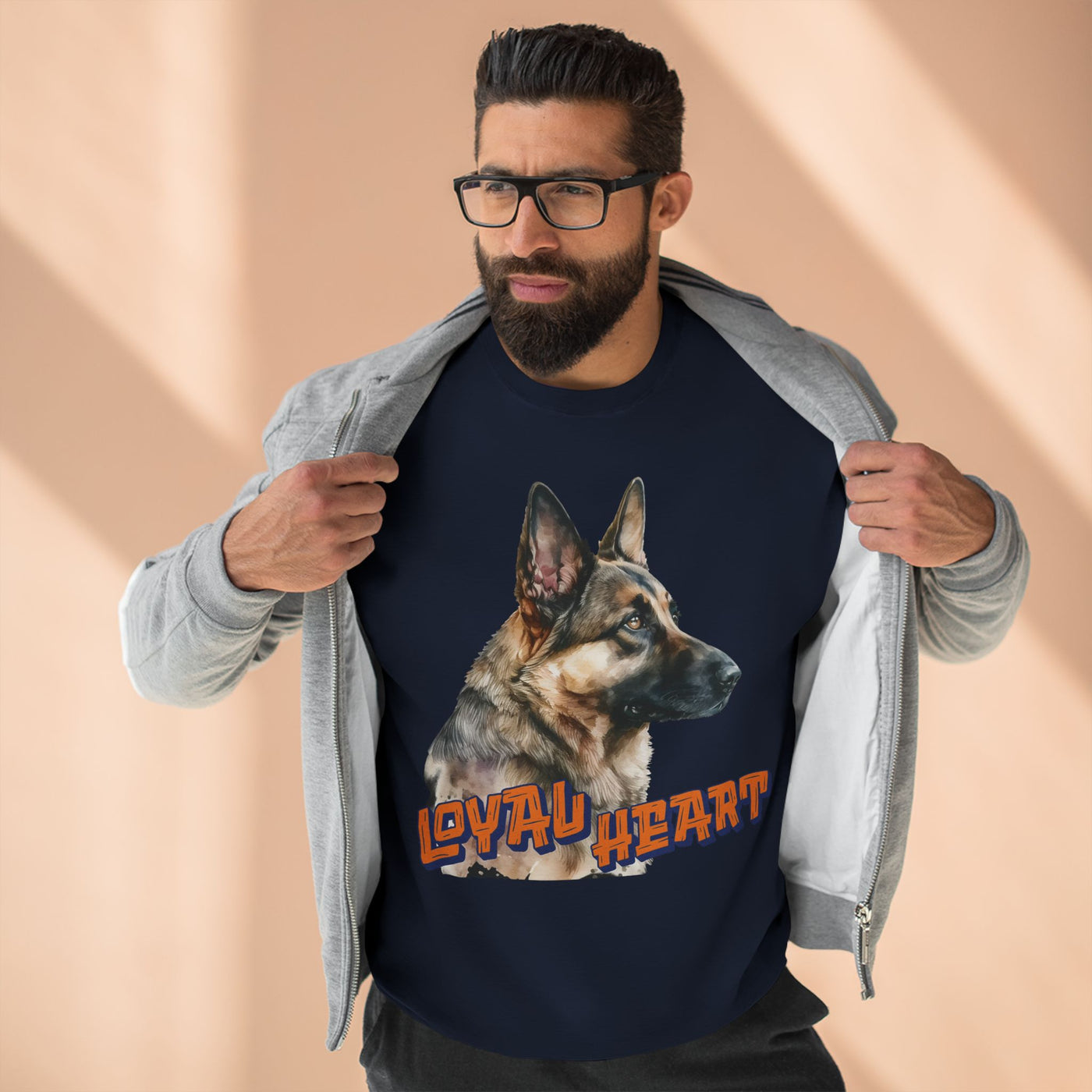 "Loyal Heart" Dog Lover style 2 Unisex Crewneck Sweatshirt