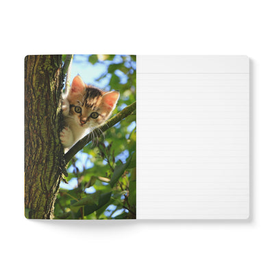 Cozy Cat Softcover Journal - Perfect for Nature Lovers, Gift for Pet Owners, Journal for Writing, Cute Cat Lover Notebook