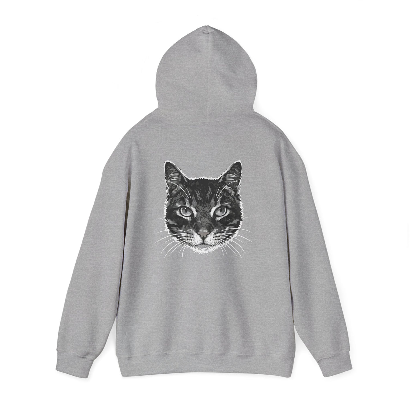 Cozy Cat Lover Hoodie style 1- Unisex Heavy Blend™ Sweatshirt, Purrfect Gift for Pet Owners, Casual Wear, Cat Themed Apparel, Cozy Clothing