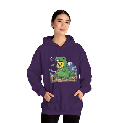 Cat cosplay Godzilla Funny Design Unisex Hoodie style 1