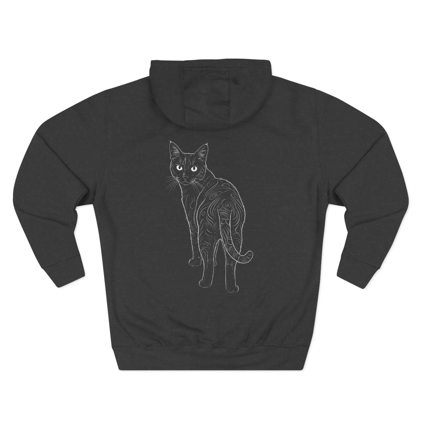 Cat-Inspired Cozy Comfort Unisex Fleece Hoodie style 1