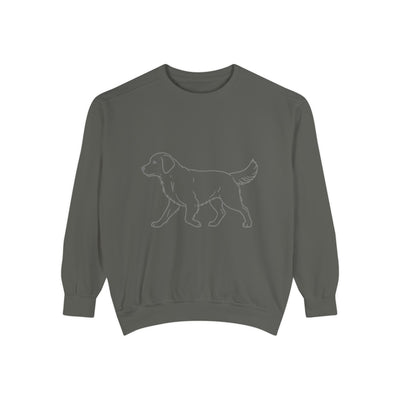 Walking Dog Shadow style 1 Cozy Graphic Unisex Crewneck Sweatshirt